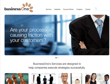 Tablet Screenshot of businessoneconsulting.com